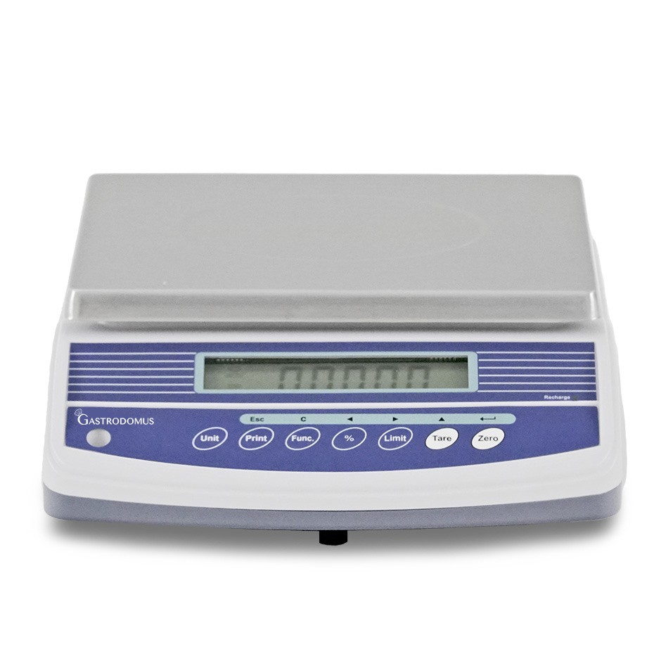 Kontrollwaage, Tragkraft: 15 kg, Präzision auf bis zu 0,5 g, B 340 mm x T 320 mm x H 125 mm
