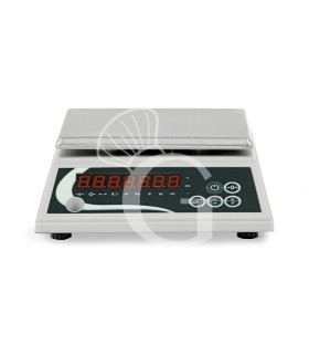 Gastro Waage / Präzisionswaage, aus ABS, LED-Display, Tragkraft 6 kg,  Präzision auf bis zu 1g, B 205 mm x T 250 mm x H 80 mm