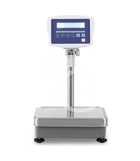 Plattformwaage mit Hochanzeige, einzellig, Tragkraft 6 kg, Präzision auf bis 0,5 g, B 360 mm x T 320 mm x H 600 mm
