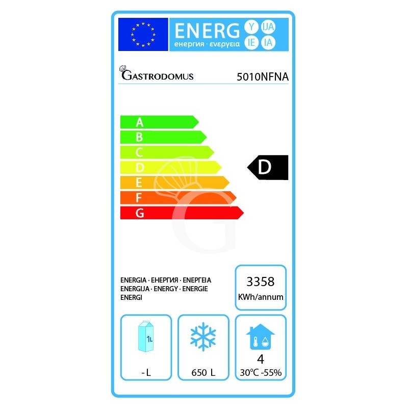 Speiseeis/Eiscreme Tiefkühlschrank (650 L), Umluftkühlung, -18°C/-40°C