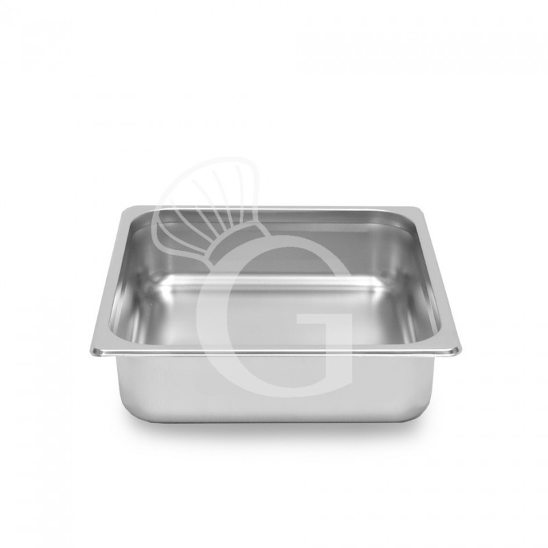GN Behälter 2/3, Edelstahl, 5,5 Liter, B 353 mm x T 325 mm x H 65 mm