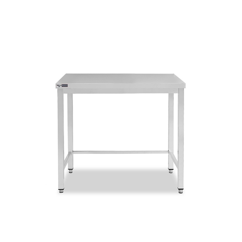 Edelstahltisch, B 700 mm X T 600 mm X H 865 mm