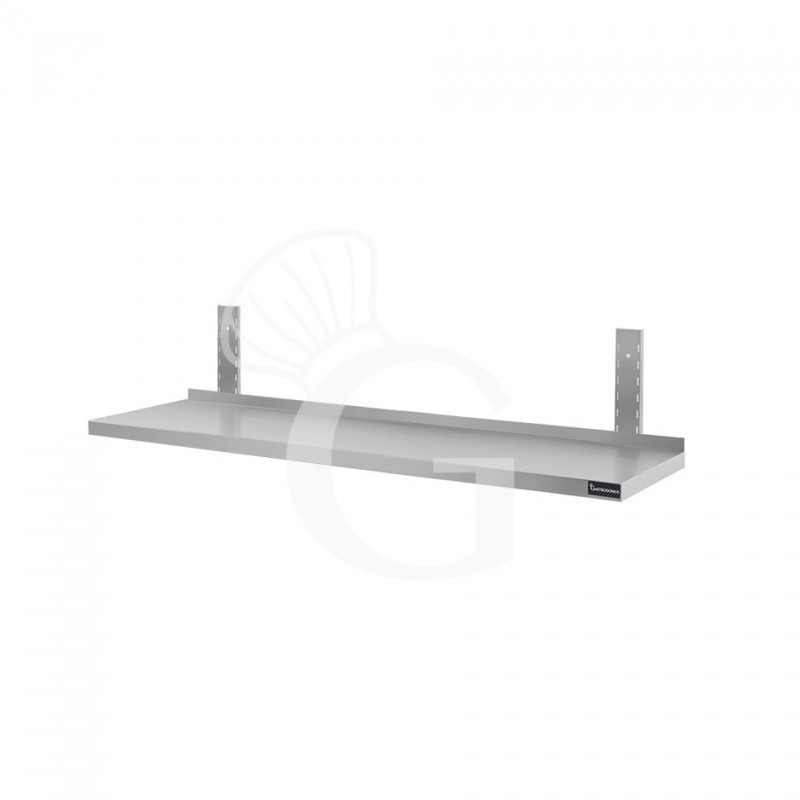 Einzelne Wandborde aus Edelstahl, B 900 mm x T 400 mm x H 350 mm