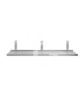 Einzelne Wandborde aus Edelstahl, B 1500 mm x T 400 mm x H 350 mm