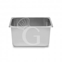 GN Behälter 1/2, Edelstahl, 11,6 Liter, B 325 mm x T 265 mm x H 200 mm