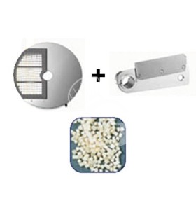 Würfelgitter mit Schneidemesser für Mozzarella Schneider – 8 x 8 x 8 mm