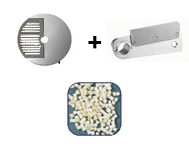 Würfelgitter mit Schneidemesser für Mozzarella-Schneider, 10 x 10 x 5 mm