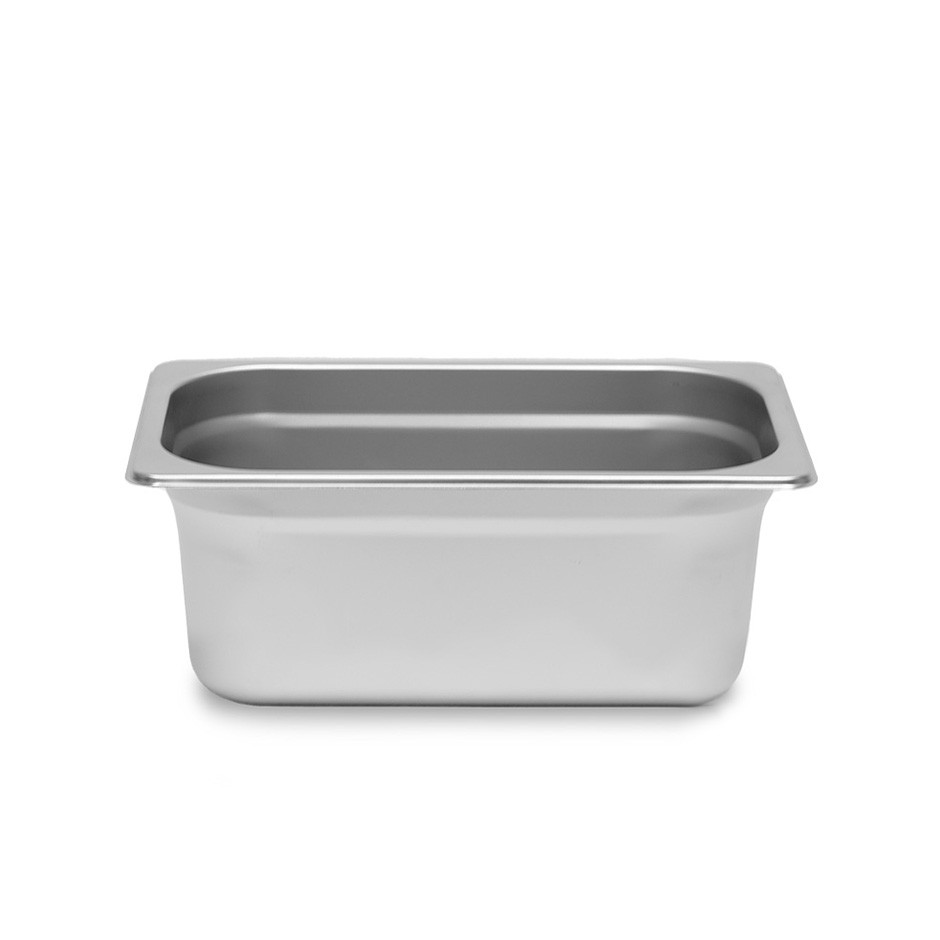 GN Behälter 1/4, Edelstahl, B 265 mm x T 162 mm x H 65 mm