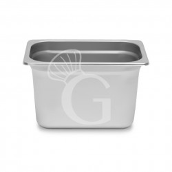 GN Behälter 1/4, Edelstahl, B 265 mm x T 162 mm x H 200 mm, 4,9 Liter