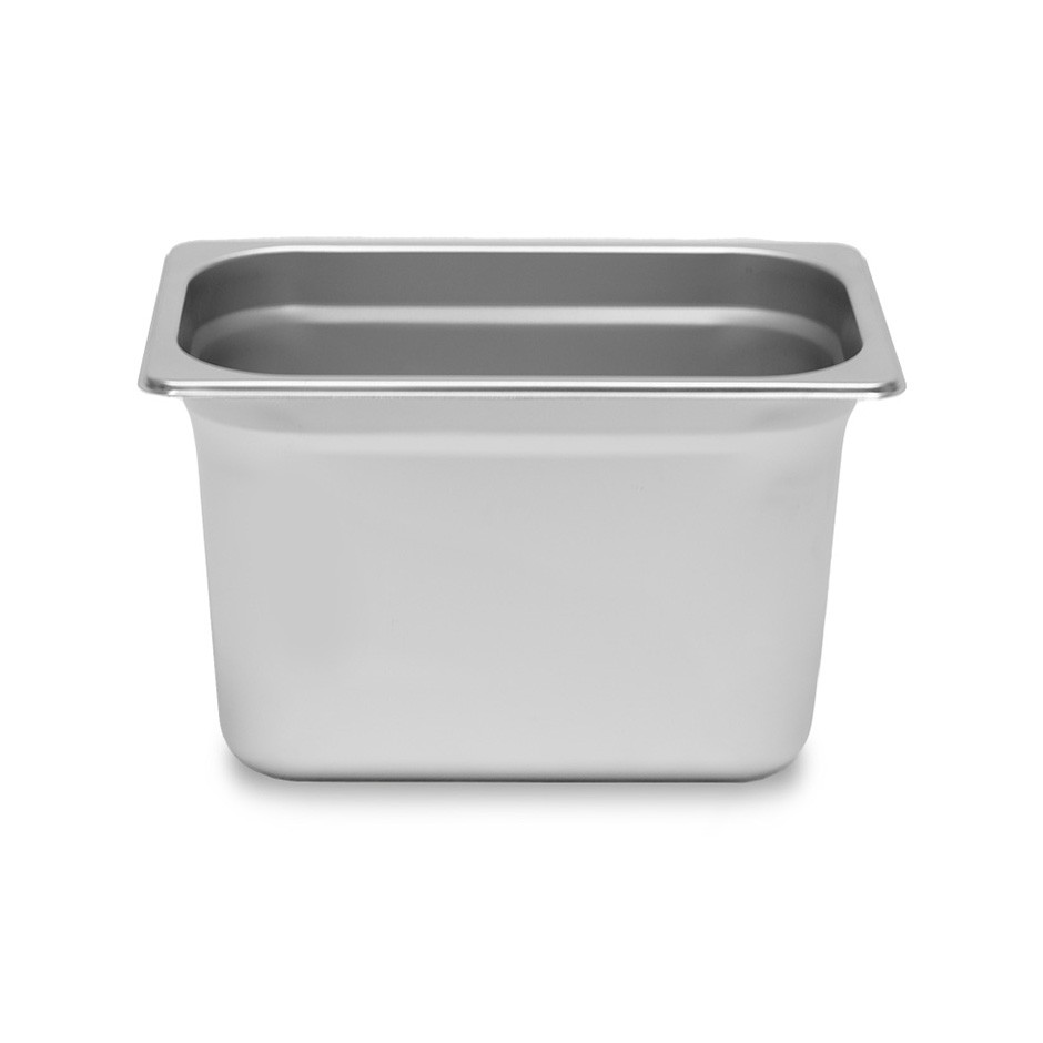 GN Behälter 1/4, Edelstahl, B 265 mm x T 162 mm x H 200 mm, 4,9 Liter