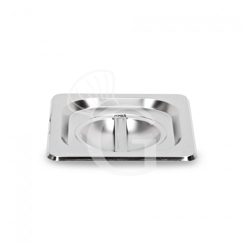 Deckel GN 1/6 mit Dichtung, Edelstahl, B 176 mm x T 162 mm