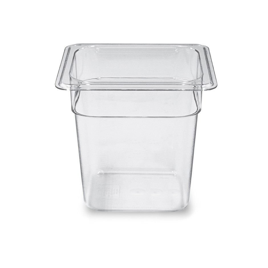 GN Behälter 1/6, Polycarbonat, B 176 mm x T 162 mm x H 200 mm, 3 Liter