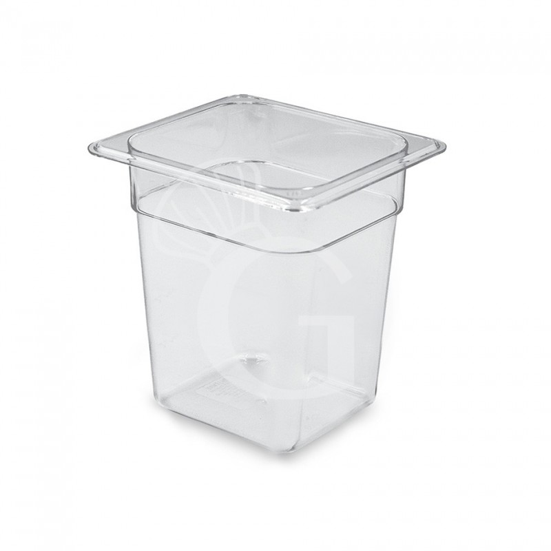 GN Behälter 1/6, Polycarbonat, B 176 mm x T 162 mm x H 200 mm, 3 Liter