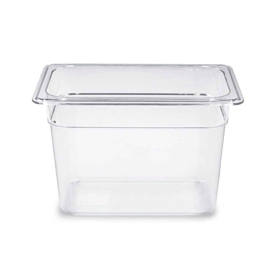 GN Behälter 1/4, Polycarbonat, B 265 mm x T 162 mm x H 200 mm, 4,9 Liter