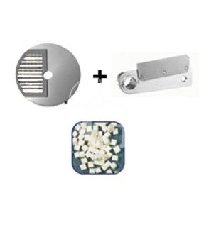 Würfelgitter mit Schneidemesser für Mozzarella-Schneider, 12 x 12 x 8 mm