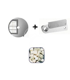 Würfelgitter mit Schneidemesser für Mozzarella-Schneider, 20 x 20 x 8 mm