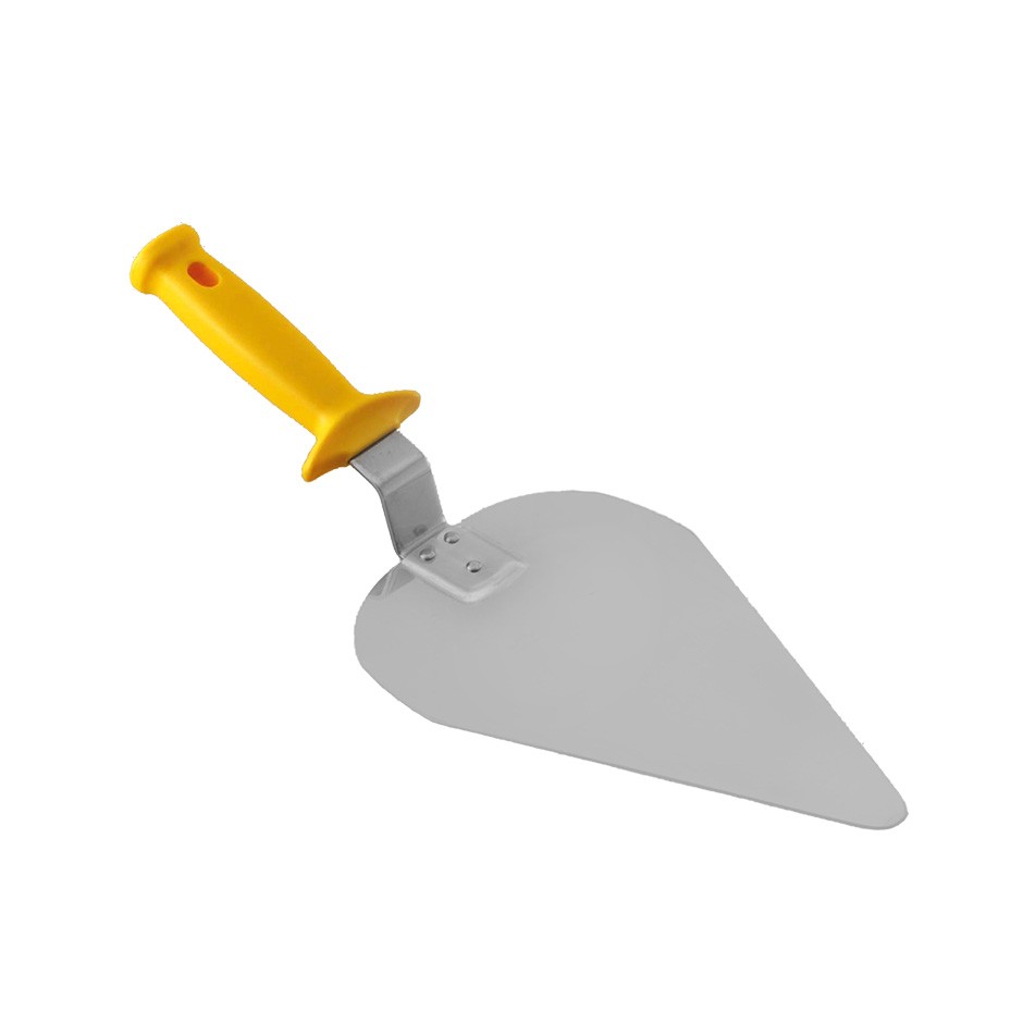 Pizzaheber, dreieckig, Edelstahl, Klinge 120x250 mm