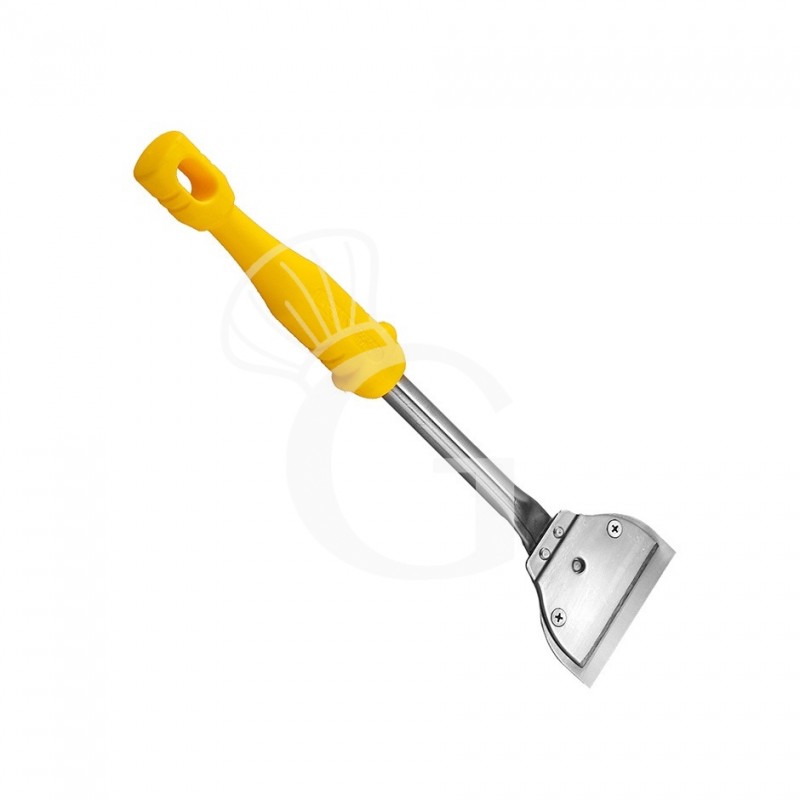 Grillkratzer/Grillschaber für Gitter und Grillplatten, Edelstahl, B 90 mm x T 350 mm x H 30 mm