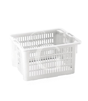 Plastikkorb, perforiert, Polyethylen, 65 L, B 630 x T 440 x H 340 mm