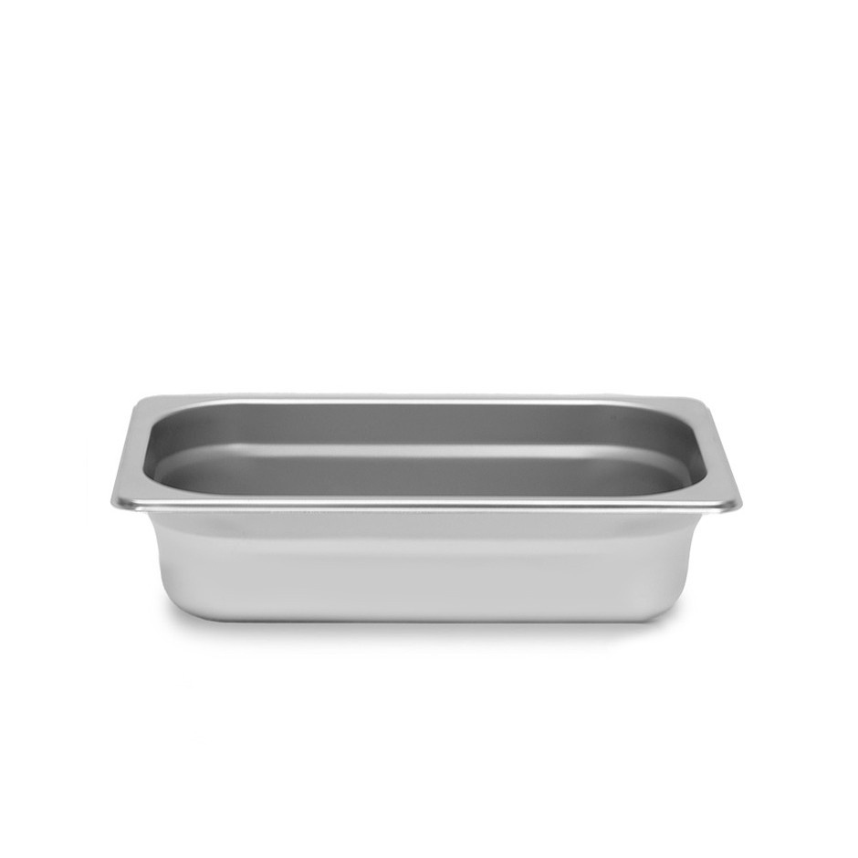 GN Behälter 1/4, Edelstahl, B 265 mm x T 162 mm x H 20 mm, 0,5 Liter