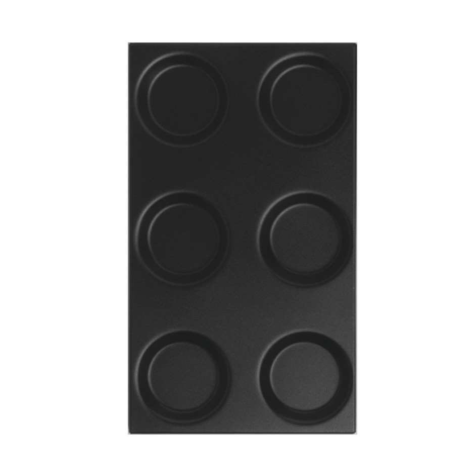 Backblech für Pancake – Ø 120 mm – Aluminium mit Antihaftbeschichtung – GN1/1 – 530 mm x 325 mm