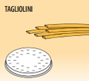 Nudelformscheibe, 8N, Nudelsorte "Tagliolini"