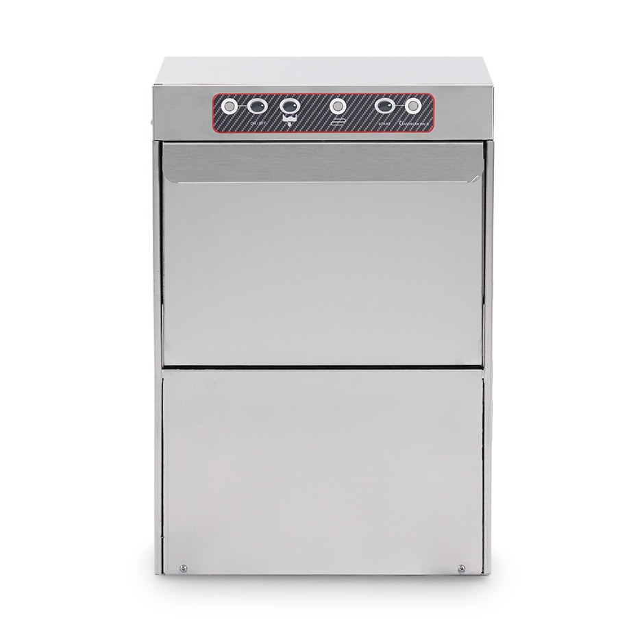 copy of Lavabicchieri elettromeccanica cesto 35x35cm altezza 25cm- dosatore brillantante e detergente installato