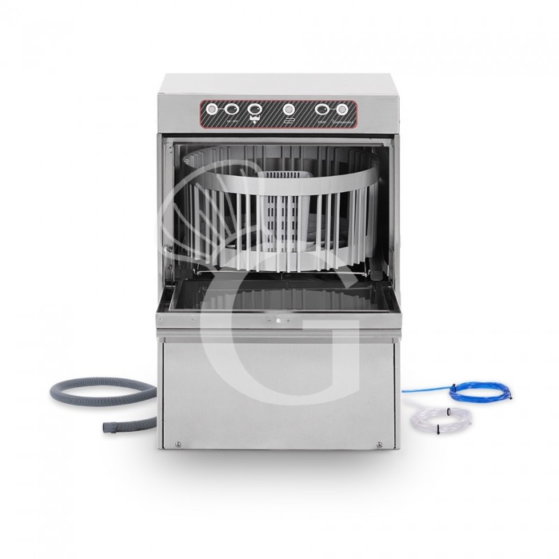 copy of Lavabicchieri elettromeccanica cesto 35x35cm altezza 25cm- dosatore brillantante e detergente installato