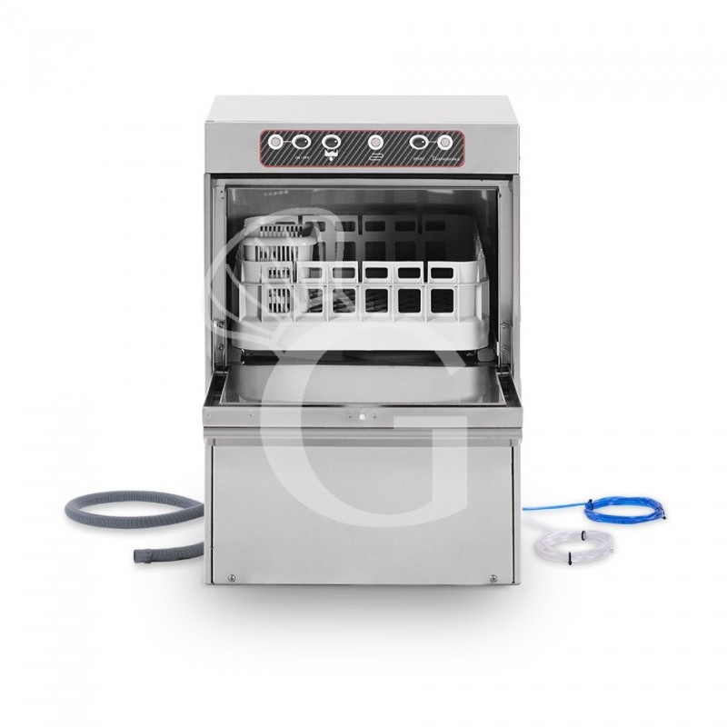 copy of Lavabicchieri elettromeccanica cesto 40x40cm altezza 29cm-dosatore brillantante e detergente installato