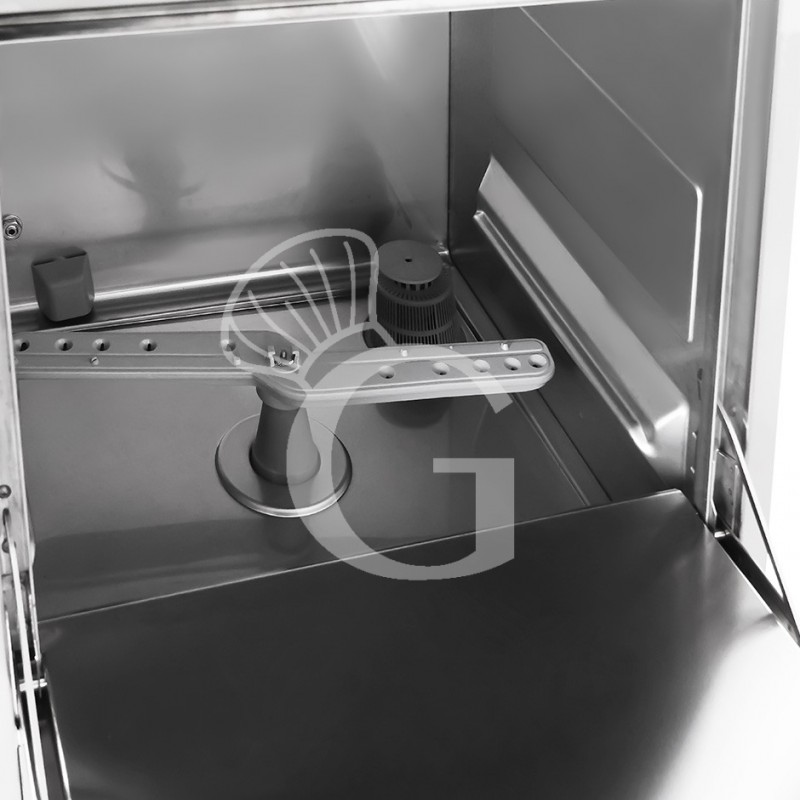 copy of Lavastoviglie elettromeccanica monofase cesto 50x50cm altezza 32cm- dosatore brillantante e detergente installato