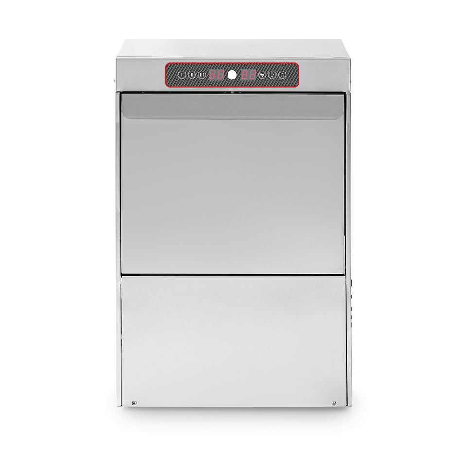 copy of Lavabicchieri elettronica cesto 40x40cm altezza 29cm - dosatore brillantante e detergente installato