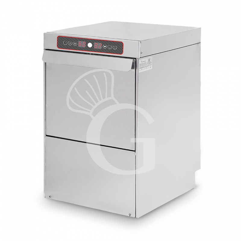 copy of Lavabicchieri elettronica cesto 40x40cm altezza 29cm - dosatore brillantante e detergente installato