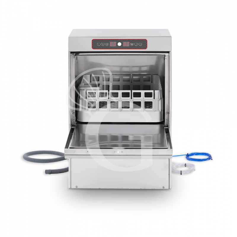 copy of Lavabicchieri elettronica cesto 40x40cm altezza 29cm - dosatore brillantante e detergente installato