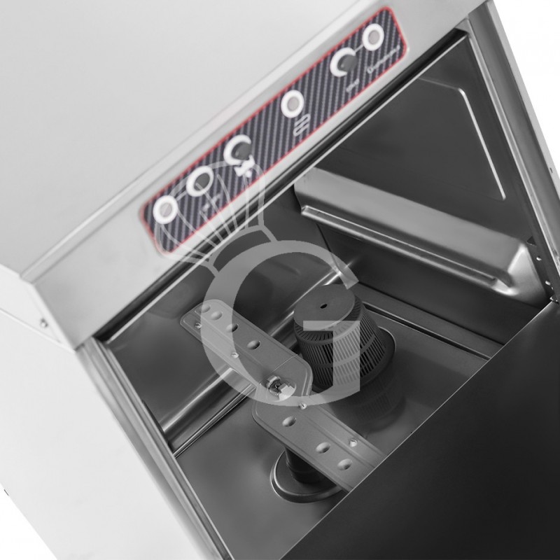 copy of Lavabicchieri elettronica cesto 40x40cm altezza 29cm - dosatore brillantante e detergente installato