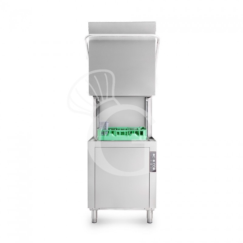 copy of Lavastoviglie a capotta elettromeccanica cesto 50x50cm altezza 43cm-dosatore brillantante e detergente installato