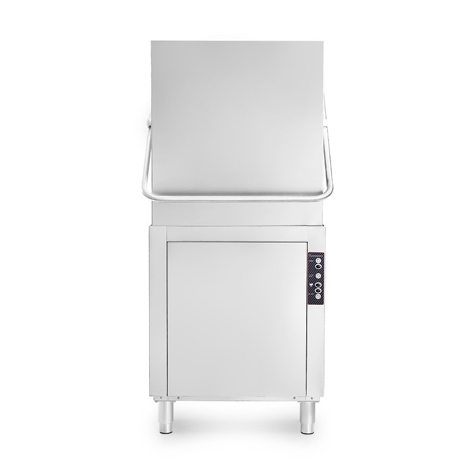 copy of Lavastoviglie a capotta elettromeccanica cesto 50x50cm altezza 43cm-dosatore brillantante e detergente installato