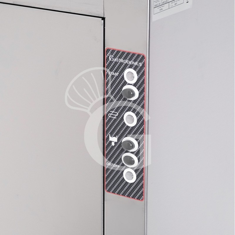 copy of Lavastoviglie a capotta elettromeccanica cesto 50x50cm altezza 43cm-dosatore brillantante e detergente installato