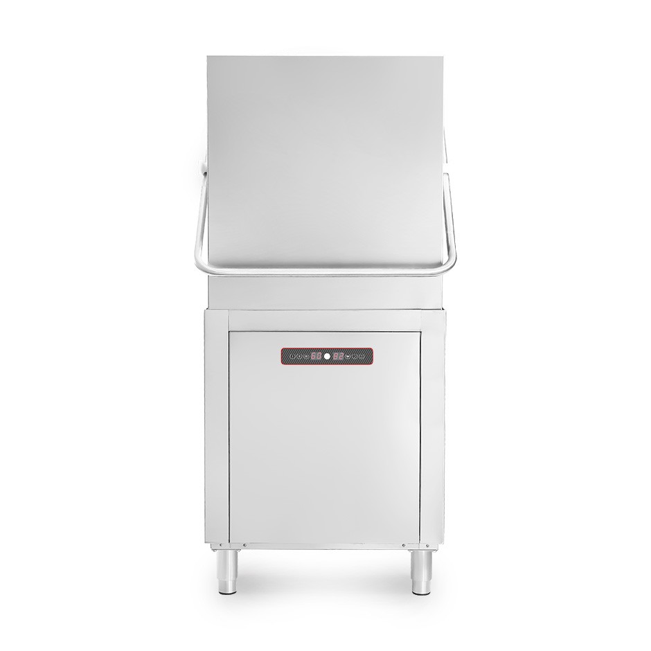 copy of Lavastoviglie a capotta elettromeccanica cesto 50x50cm altezza 43cm-dosatore brillantante e detergente installato