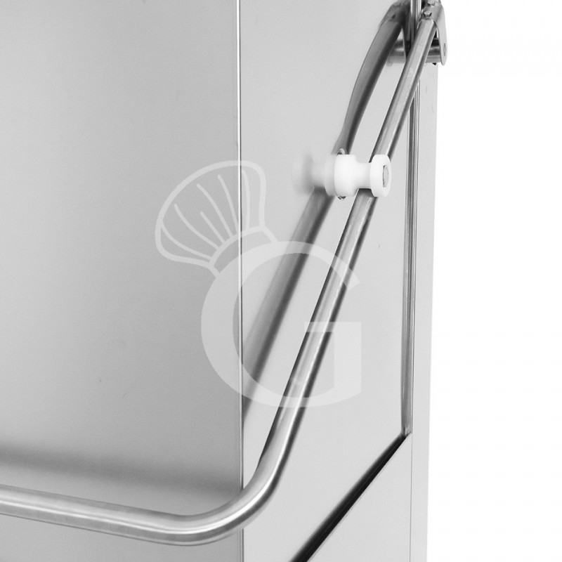 copy of Lavastoviglie a capotta elettromeccanica cesto 50x50cm altezza 43cm-dosatore brillantante e detergente installato