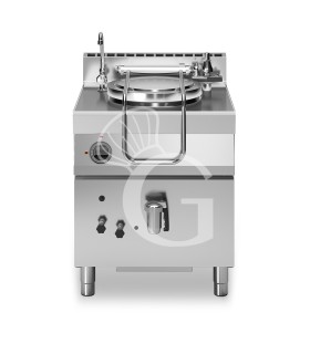 Gas Kochkessel, 50 Liter, indirekte Beheizung, B 700 mm x T 700 mm x H 850 mm