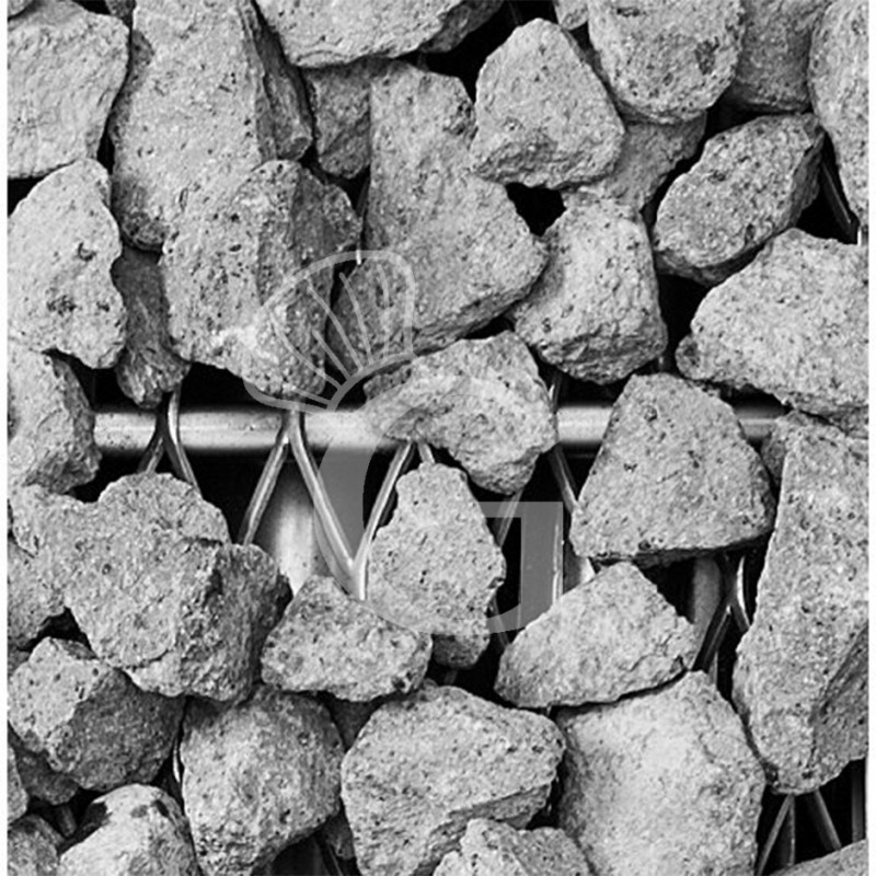 Gas Lavastein-Grill, Schrank, 2 Kochzonen, Tiefe 900 mm