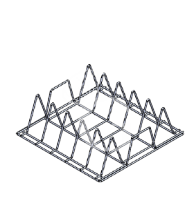 copy of Base porta vassoi - 500 x 500 x 84 mm
