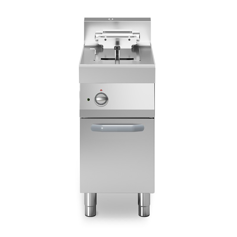 Friggitrice elettrica su armadio chiuso - 1 vasca - capacità 10 LT