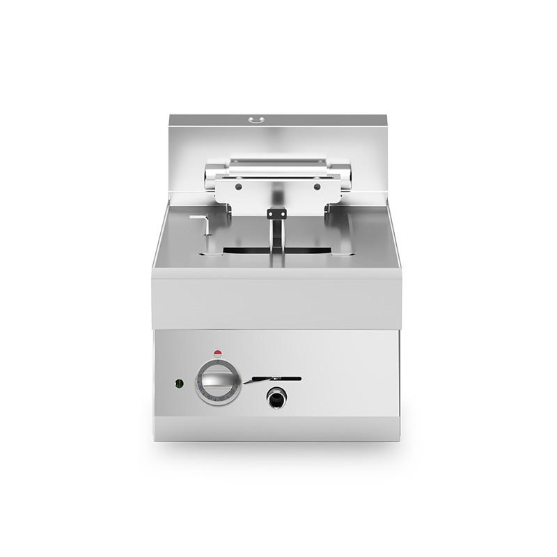 Profi Elektro-Fritteuse mit 1 Becken (10 Liter), Tischgerät, Leistung 7,5 kW – dreiphasig