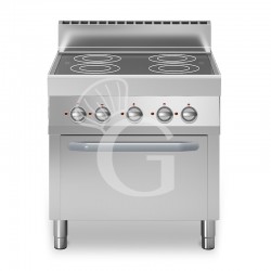 Elektro-Glaskeramikherd mit Elektro Umluft-Backofen, Tiefe 700 mm