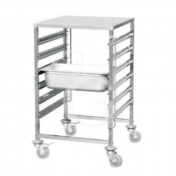 copy of Carrello portateglie per serie GN1/1 L 450 mm x P 660 mm x H 1820 mm