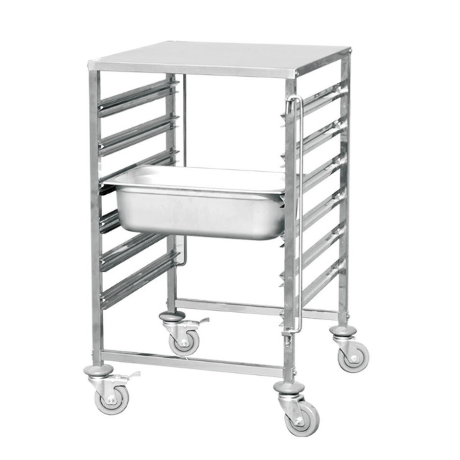 copy of Carrello portateglie per serie GN1/1 L 450 mm x P 660 mm x H 1820 mm