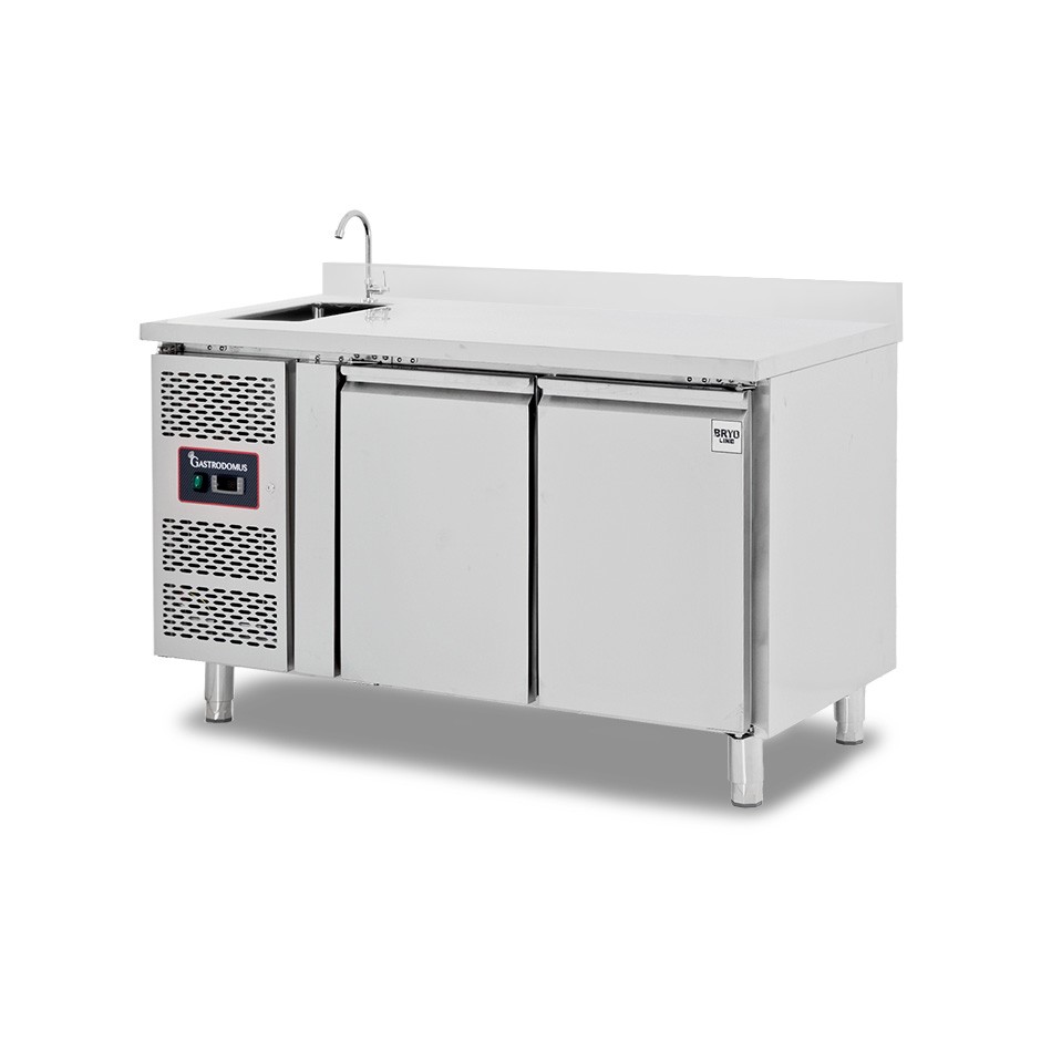 copy of Tavolo refrigerato - 2 porte - Prof. 700 - temperatura -2°C/+8°C