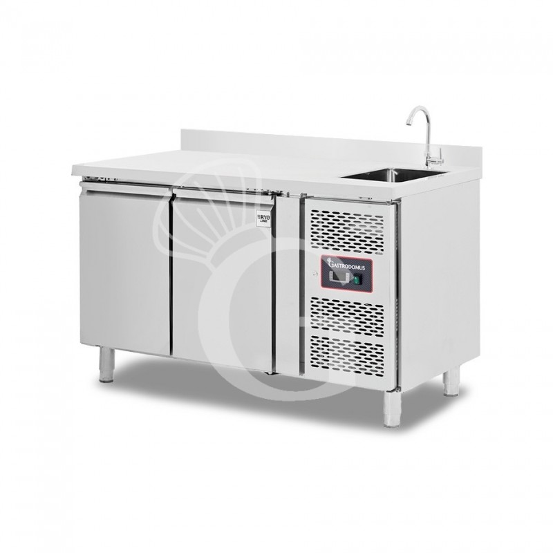 copy of Tavolo refrigerato - 2 porte - Prof. 700 - temperatura -2°C/+8°C