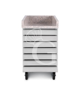 copy of Cassettiera inox per contenitore impasti pizza
